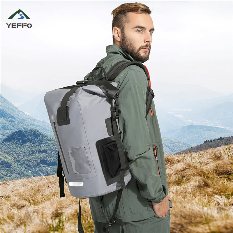 Outdoor Adventure Rafting - Bolsa Impermeable Enrollable de 35/55L, Mochila