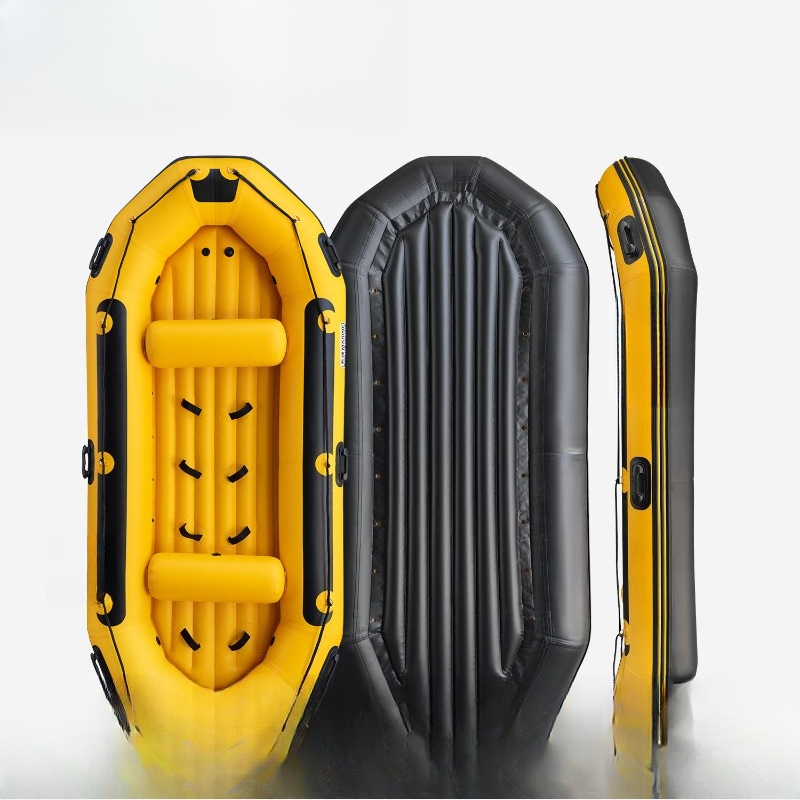 Outdoor Adventure Rafting - Bote Inflable de PVC con Autodrenaje