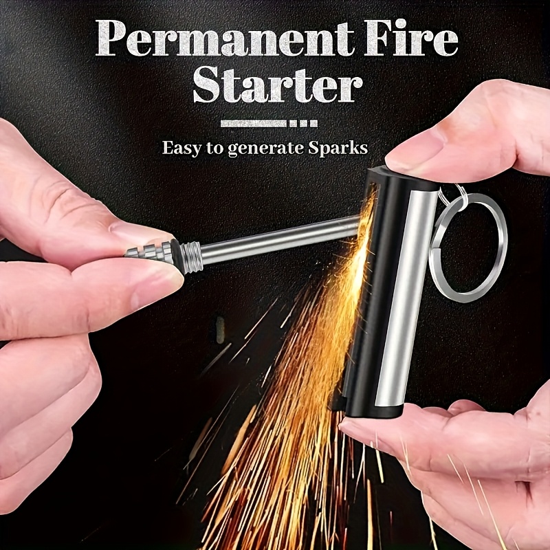 Fire Piston Starter - Encendedor de Supervivencia Tipo Pistón, Tipo
