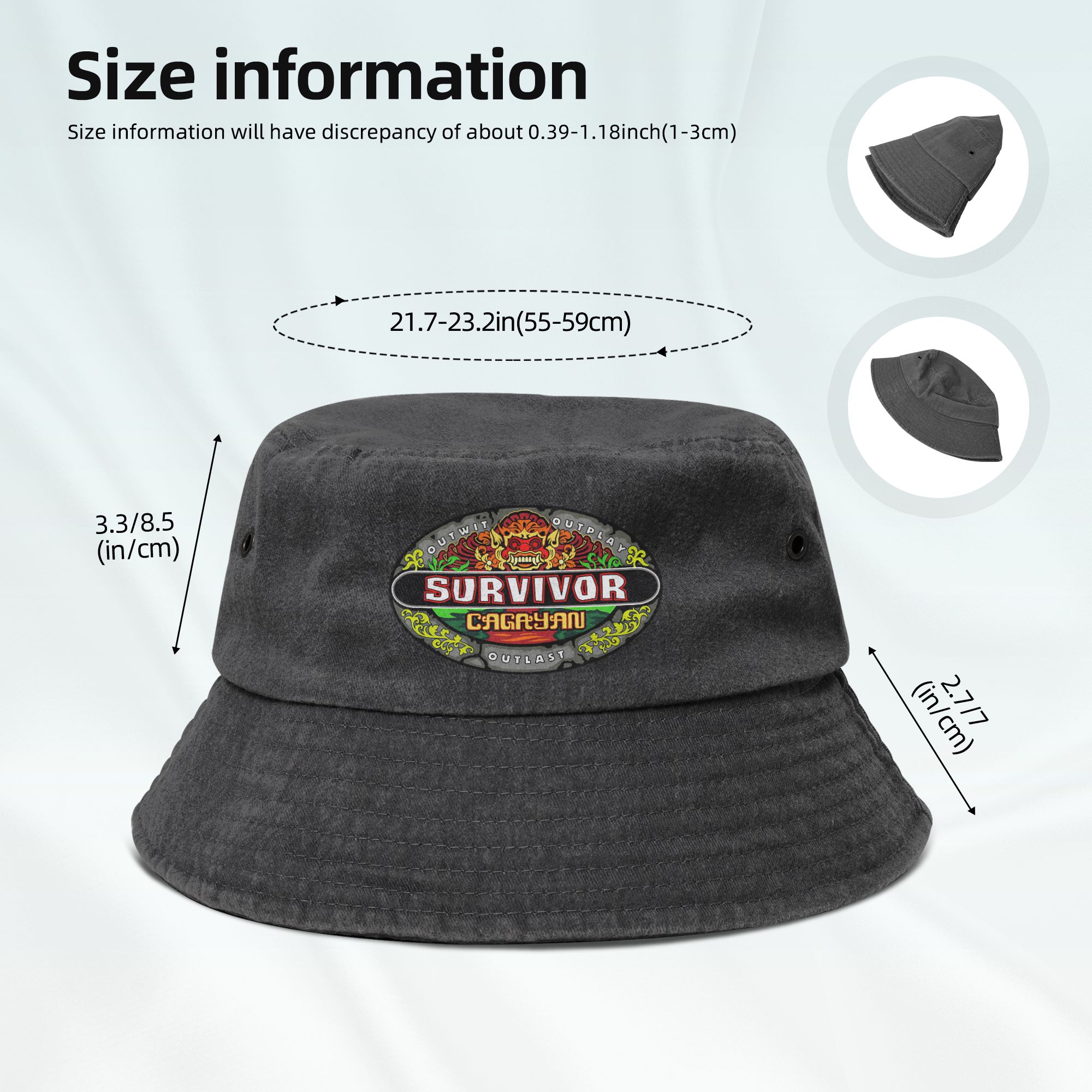 Sombreros de pescador de algod - Outdoor Adventure Travel Show reseña y precio