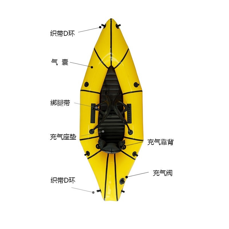 Bote de Pesca Inflable, Kayak  - Outdoor Adventure Rafting reseña y precio