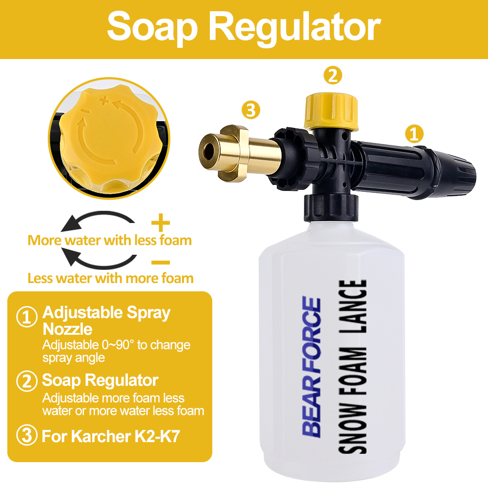 Lanza de espuma para nieve par - Bear Spray Clip reseña y precio
