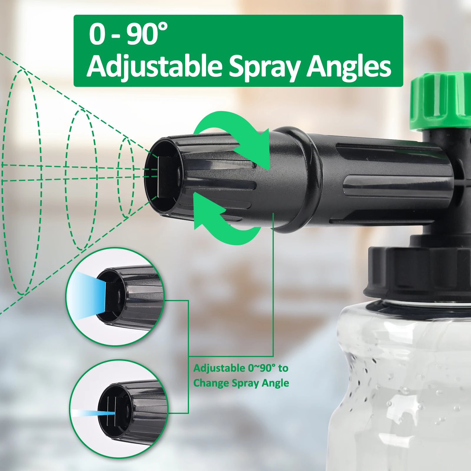 Lanza de espuma para lavadora  - Bear Spray Clip reseña y precio
