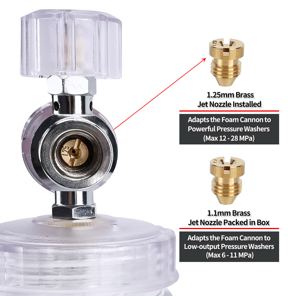 Lanza de espuma de aluminio pa - Bear Spray Clip reseña y precio