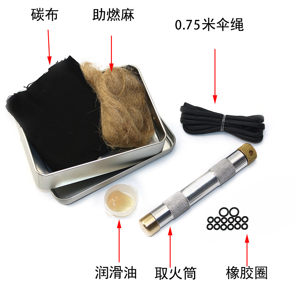 Kit de herramientas EDC de sup - Fire Piston Starter reseña y precio