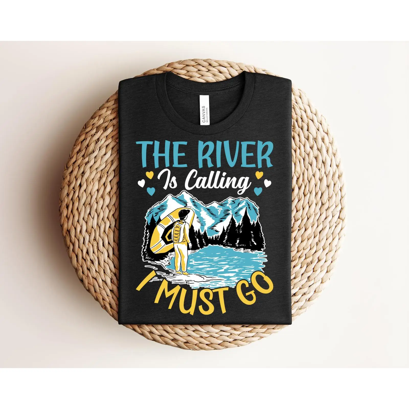 Camiseta The River Is Calling  - Outdoor Adventure Rafting reseña y precio